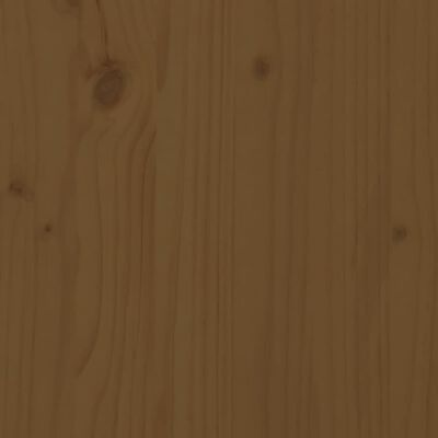 vidaXL Utendørs midtsofa honningbrun 120x80 cm heltre furu