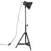 vidaXL Gulvlampe 25 W svart 35x35x65/95 cm E27