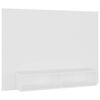 vidaXL Veggmontert TV-benk hvit 120x23,5x90 cm konstruert tre