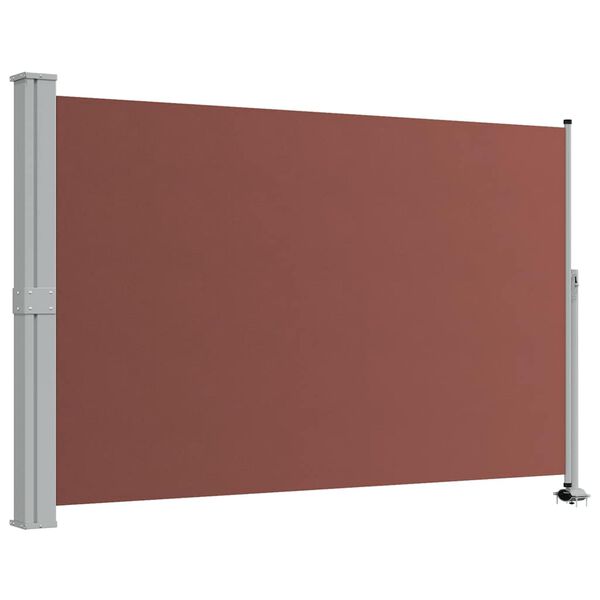 vidaXL Uttrekkbar sidemarkise 160x300 cm brun
