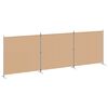 vidaXL 4-panel romdeler Beige 525 x 180 cm Stoff