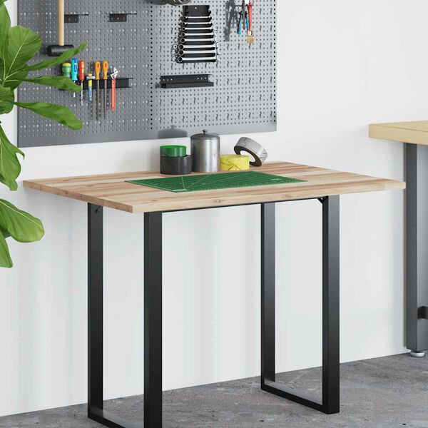 vidaXL Bordplate ubehandlet 100x70x2 cm heltre akasie