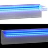 vidaXL Vannfall med RGB LED rustfritt st&aring;l 108 cm