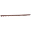 vidaXL Erstatningsstoff for markisekappe brun stripe 5 m