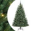 vidaXL Kunstig sammensatt juletre Gr&oslash;nn 210 cm PVC og metall