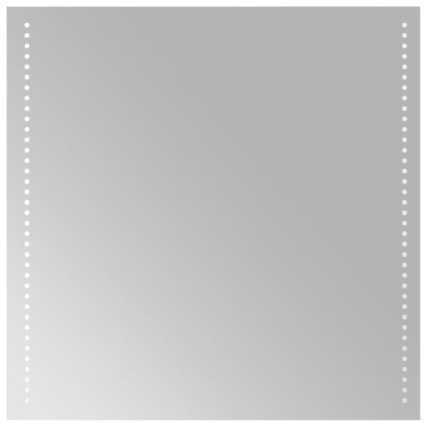 vidaXL Baderomsspeil med LED 60x60 cm