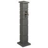 vidaXL Hage tanker Antrasitt 26 x 26 x 101 cm PE