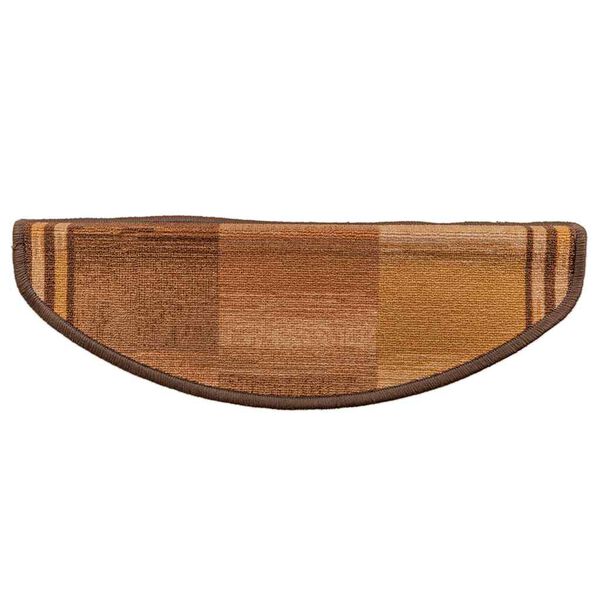 vidaXL Selvklebende trappematter 10 stk 65x21x4 cm brun