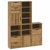 vidaXL Sideskap 5 stk ODDA 40x24x79 cm heltre furu