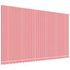 vidaXL Erstatningsduk for markise r&oslash;d og hvit stripe 6x3,5 m