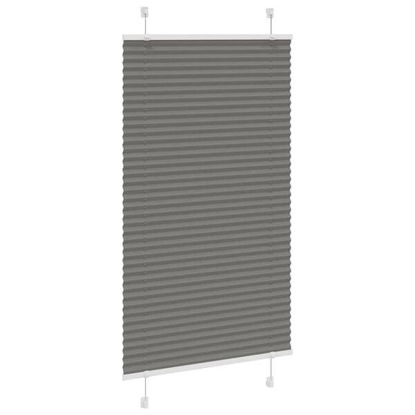vidaXL pliss&eacute;gardin antrasitt 80x150 cm Stoff Bredde 79,4 cm Polyester