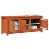 vidaXL Sko Skap VoksBrun 110 x 38 x 45,5 cm Massiv furu