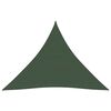 vidaXL Solseil 160 g/m&sup2; m&oslash;rkegr&oslash;nn 5x5x5 m HDPE