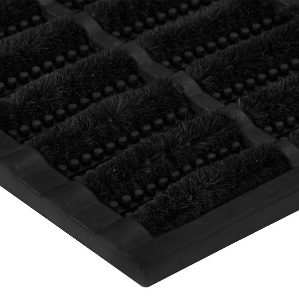 vidaXL D&oslash;rmatte rektangul&aelig;r 45x75 cm gummi og kokosfiber