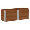 vidaXL Plantekasse brun 150x50 cm heltre furu