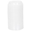 vidaXL Papir kaffekopp lokk &Oslash;90 mm 12oz og 16oz 1000 stk hvit plast