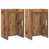 vidaXL Nattbord 2 stk. Gammelt tre 40 x 30 x 60 cm Konstruert tre
