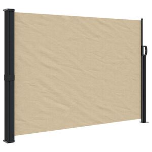 vidaXL Uttrekkbar sidemarkise beige 140x300 cm