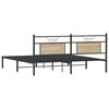 vidaXL Sengeramme uten madrass sonoma eik 160x200 cm konstruert tre