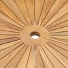 vidaXL Sammenleggbart hagebord Ø 85 cm heltre teak