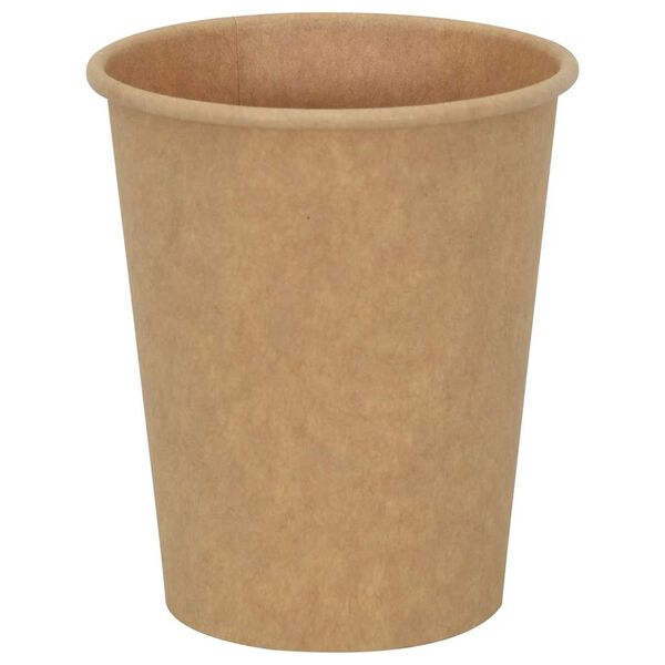 vidaXL Papir kaffekopper med lokk 1000 stk 8oz 200 ml