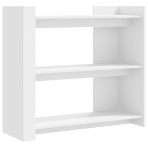 vidaXL Konsollbord hvit 100x35x90 cm konstruert tre