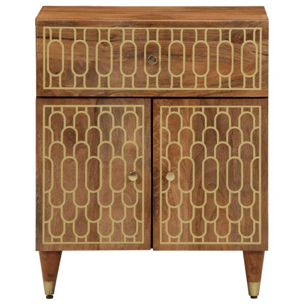 vidaXL Nattbord 50x33x60 cm heltre mango