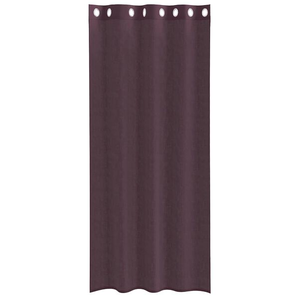 vidaXL Voilegardiner med grommets 2 stk lilla 140x245 cm