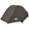 vidaXL Campingtelt 5 personer brun vanntett