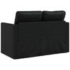 vidaXL Sammenleggbar Sofa seng Svart 112 x 60 x 55 cm PVC