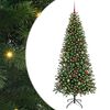 vidaXL Kunstig juletre med 300 LED med stativ gr&oslash;nn 180 cm PE og PVC