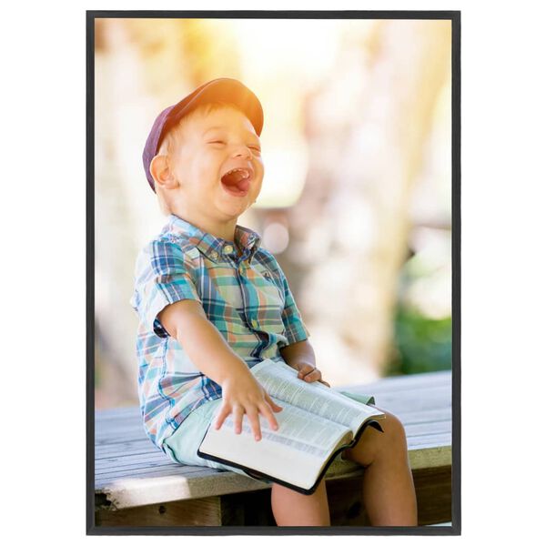 vidaXL Fotorammekollasje for bord 3 stk svart 18x24 cm MDF