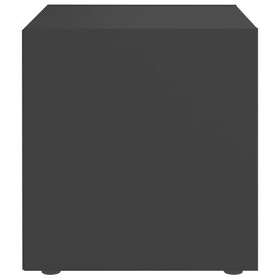 vidaXL TV-benker 2 stk grå 37x35x37 cm sponplate