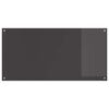 vidaXL Kjøkkenbakplate 2 pcs Mørkegrå 120 x 60 cm herdet glass