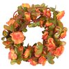 vidaXL Blomsterkranser for jul 6 stk oransje 250 cm