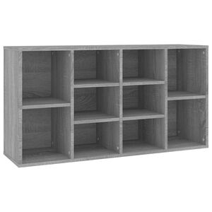 vidaXL Skobenk gr&aring; sonoma 103x30x55 cm konstruert tre