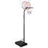 vidaXL Basketballstativ hvit 282-352 cm polyeten