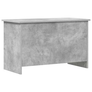 vidaXL Oppbevaringskiste Betonggr&aring; 80 x 40 x 50 cm Konstruert tre