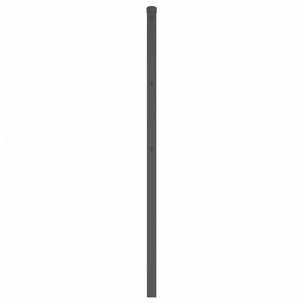 vidaXL Sengegavl i metall svart 200 cm