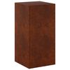 vidaXL Planteholder Rusten 40 x 40 x 80 cm Cortenst&aring;l