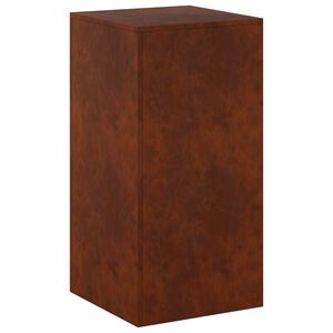 vidaXL Planteholder Rusten 40 x 40 x 80 cm Cortenst&aring;l
