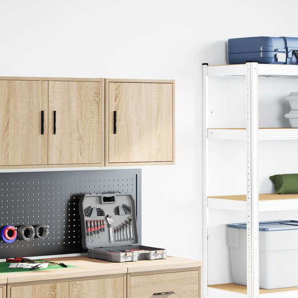 vidaXL Garasje veggskap sonoma eik konstruert tre