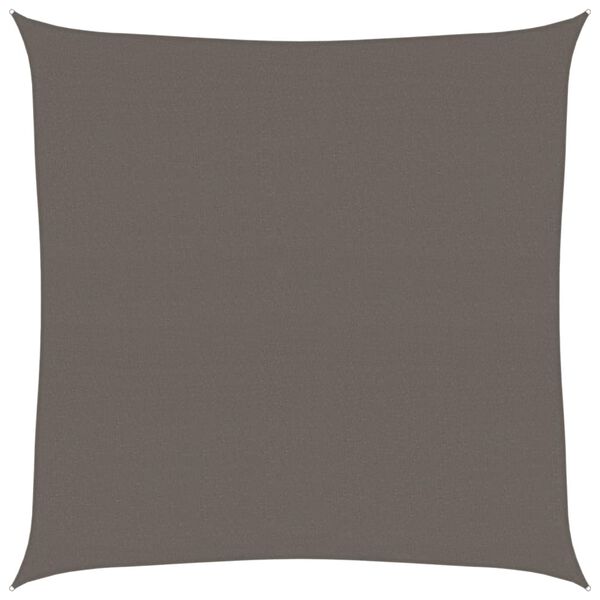 vidaXL Solseil 160 g/m² antrasitt 5x5 m HDPE