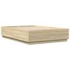 vidaXL Sengeramme sonoma eik 150x200 cm konstruert tre
