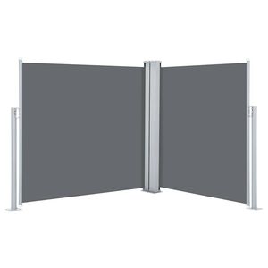 vidaXL Uttrekkbar sidemarkise 100x600 cm antrasitt