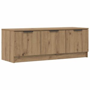 vidaXL TV-benk artisan eik 102x35x36,5 cm konstruert tre