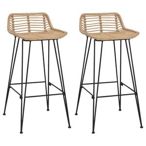 vidaXL Barstol 44 x 46 x 91 cm Stangjern Dia, 10mm