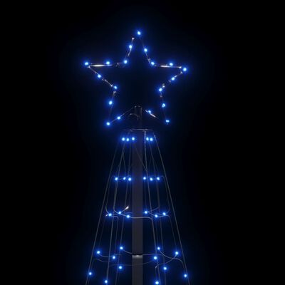 vidaXL Juletre lyskjegle med pigger 220 LED blå 180 cm