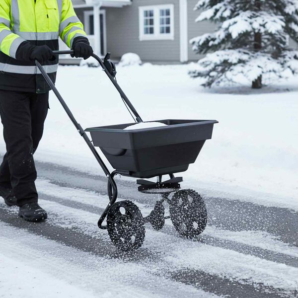 vidaXL Spreader Svart 47 x 82 x 75 cm PVC og st&aring;l