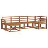 vidaXL Utend&oslash;rs sofa-sett 6 pcs Naturlig